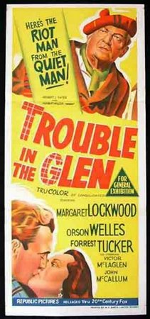 Lío en el valle, Orson Welles,Margaret Lockwood,Forrest Tucker,Victor McLaglen,John McCallum,Janet Barrow,Eddie Byrne,Dorothea Dell,Archie Duncan,George Cormack