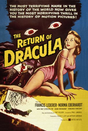 El retorno de Drácula, Francis Lederer,Norma Eberhardt,Ray Stricklyn,Jimmy Baird,Greta Granstedt,Virginia Vincent,John Wengraf,Gage Clark,John McNamara,Harry Harvey