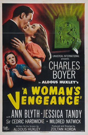 Venganza de mujer, Charles Boyer,Ann Blyth,Jessica Tandy,Cedric Hardwicke,Mildred Natwick,Cecil Humphreys,Rachel Kempson,Hugh French,Valerie Cardew,Carl Harbord