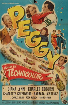 Peggy, Charles Coburn,Diana Lynn,Barbara Lawrence,Rock Hudson,Charlotte Greenwood,Charles Drake,Connie Gilchrist,Griff Barnett,Charles Trowbridge,James Todd