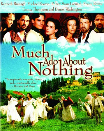 Mucho ruido y pocas nueces, Kenneth Branagh,Emma Thompson,Denzel Washington,Robert Sean Leonard,Keanu Reeves,Michael Keaton,Kate Beckinsale,Richard Briers,Brian Blessed,Gerard Horan