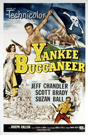 En busca de los piratas, Jeff Chandler,Scott Brady,Suzan Ball,George Mathews,Joseph Calleia,Rodolfo Acosta,James Parnell,David Janssen,Jay Silverheels,Michael Ansara