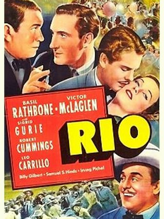 Noches en Río, Basil Rathbone,Sigrid Gurie,Robert Cummings,Victor McLaglen,Leo Carrillo,Irving Bacon,Maurice Moscovitch,Henry Armetta,Billy Gilbert,Samuel S. Hinds
