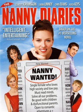 The Nanny Diaries (Diario de una niñera), Scarlett Johansson,Laura Linney,Alicia Keys,Chris Evans,Donna Murphy,Paul Giamatti,Nicolas Reese Art,Judith Roberts,Julie White,Victoria Boothby
