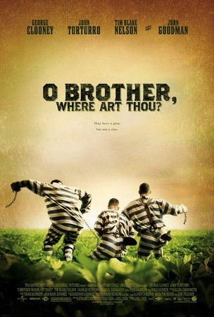 O Brother!, George Clooney,John Turturro,Tim Blake Nelson,John Goodman,Holly Hunter,Chris Thomas King,Charles Durning,Del Pentecost,Michael Badalucco,Wayne Duvall
