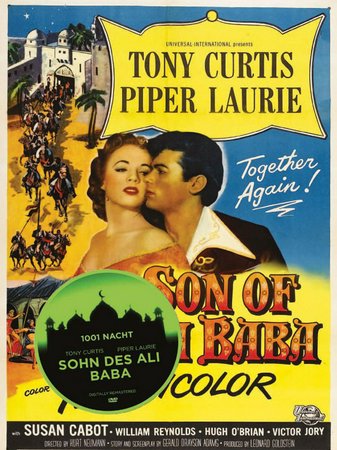 El hijo de Alí Babá, Tony Curtis,Piper Laurie,William Reynolds,Susan Cabot,Hugh O'Brian,Victor Jory,Morris Ankrum,Philip Van Zandt,Leon Belasco,Gregg Palmer