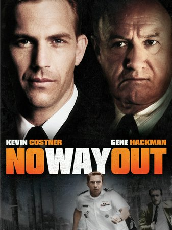 No hay salida, Kevin Costner,Gene Hackman,Sean Young,Will Patton,Howard Duff,George Dzundza,Jason Bernard,Iman,Fred Dalton Thompson,Leon Russom