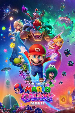 Super Mario Galaxy: La película, Chris Pratt,Anya Taylor-Joy,Jack Black,Charlie Day,Benny Safdie,Keegan-Michael Key,Brie Larson,Kevin Michael Richardson