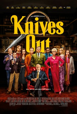 Puñales por la espalda (Knives Out), Daniel Craig,Chris Evans,Ana de Armas,Jamie Lee Curtis,Michael Shannon,Don Johnson,Toni Collette,Christopher Plummer,Katherine Langford,Jaeden Martell