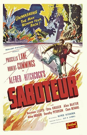 Sabotaje, Robert Cummings,Priscilla Lane,Otto Kruger,Norman Lloyd,Alan Baxter,Clem Bevans,Alma Kruger,Vaughan Glaser,Dorothy Peterson,Ian Wolfe