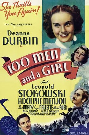 Loca por la música,  Deanna Durbin, Adolphe Menjou, Alice Brady