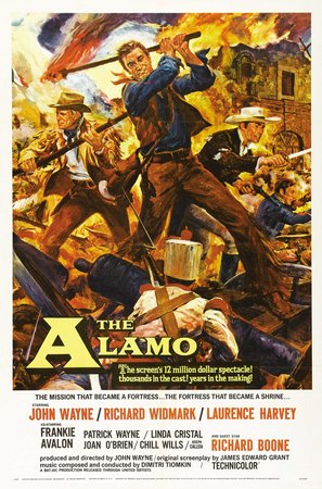 El Álamo, John Wayne,Richard Widmark,Laurence Harvey,Frankie Avalon,Patrick Wayne,Linda Cristal,Joan O'Brien,Chill Wills,Joseph Calleia,Ken Curtis