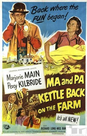Ma y Pa Kettle regresan a la granja, Marjorie Main, Percy Kilbride, Richard Long, Meg Randall, Ray Collins, Barbara Brown, Emory Parnell, Peter Leeds, Teddy Hart, Oliver Blake