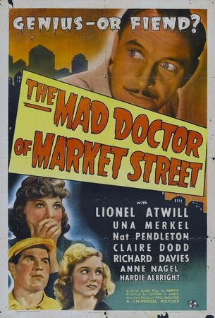 El médico loco de Market Street, Lionel Atwill, Una Merkel, Claire Dodd, Nat Pendleton, John Eldredge, Anne Nagel, Hardie Albright, Ray Mala, Noble Johnson, Rosina Galli