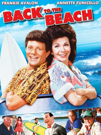 Regreso a la playa, Frankie Avalon,Annette Funicello,Demian Slade,Lori Loughlin,Tommy Hinkley,Connie Stevens,John Calvin,Joe Holland,David Bowe,Paul Reubens