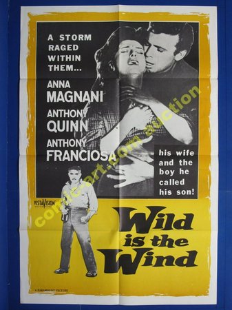 Viento salvaje, Anthony Quinn,Anna Magnani,Anthony Franciosa,Dolores Hart,Lili Valenty,James Flavin,Joseph Calleia,Dick Ryan,Joseph Vitale,Iphigenie Castiglioni