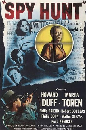 Contraespionaje, Howard Duff,Märta Torén,Philip Friend,Robert Douglas,Philip Dorn,Walter Slezak,Kurt Kreuger,Aram Katcher,Otto Waldis,Ivan Triesault