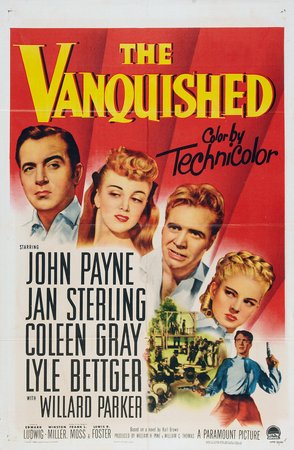 Los vencidos, John Payne,Coleen Gray,Jan Sterling,Willard Parker,Lyle Bettger,Roy Gordon,Russell Gaige,Leslie Kimmell,Voltaire Perkins,Sam Flint