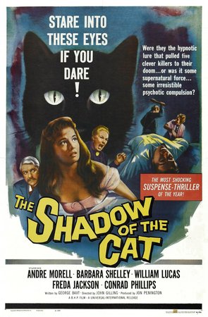 The Shadow of the Cat, Andre Morell,Barbara Shelley,William Lucas,Freda Jackson,Conrad Phillips,Alan Wheatley,Andrew Crawford,Catherine Lacey,Vanda Godsell,Richard Warner